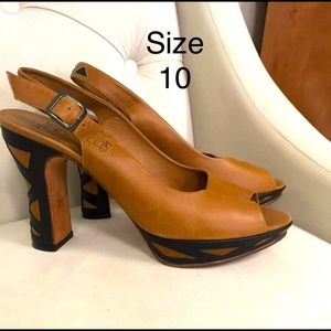 Fluevog sandals, size 10, $100